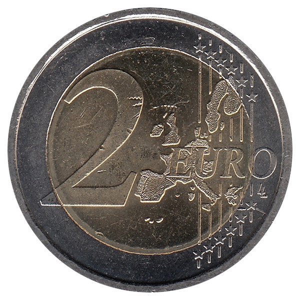 Финляндия 2 евро 2004 год (Пятое расширение ЕС) UNC