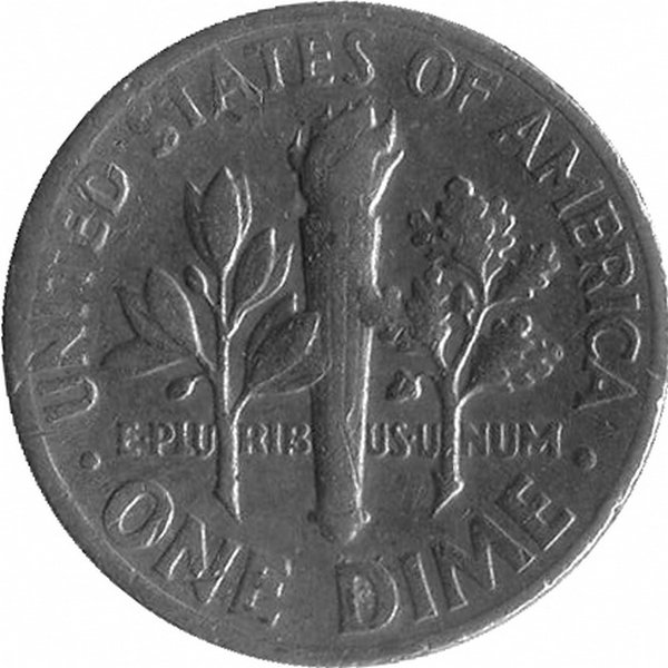 США 10 центов 1967 год