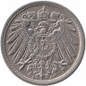 Германия 5 пфеннигов 1904 год (А)