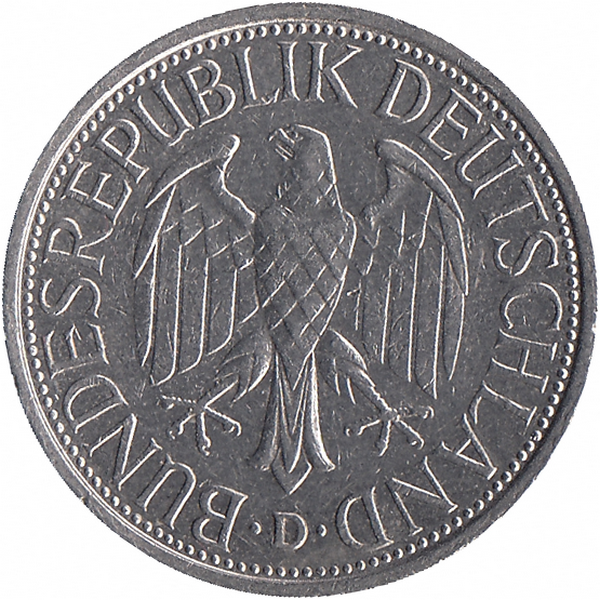 ФРГ 1 марка 1981 год (D)