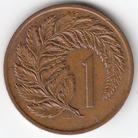 Новая Зеландия 1 цент 1967 год