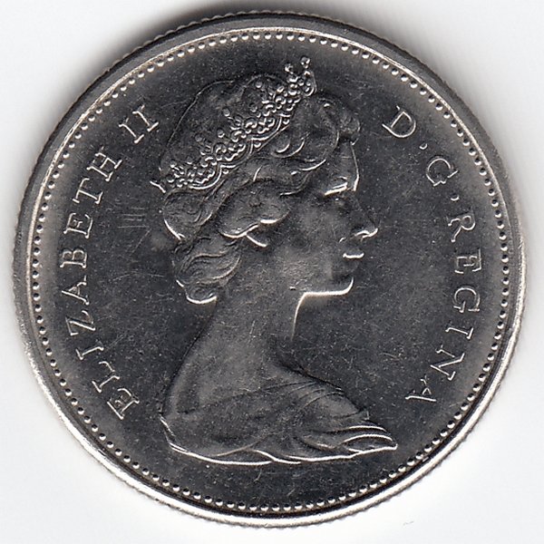 Канада 25 центов 1978 год