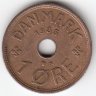Дания 1 эре 1935 год