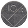 Аруба 10 центов 2000 год