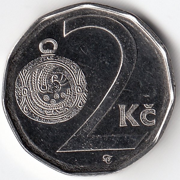 Чехия 2 кроны 2002 год