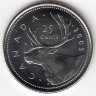 Канада 25 центов 2003 год