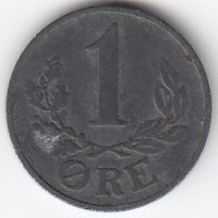 Дания 1 эре 1941 год