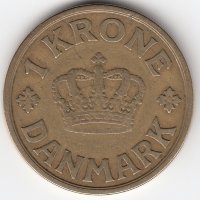 Дания 1 крона 1926 год