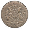 Великобритания 1 фунт 1983 год