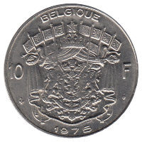 Бельгия (Belgique) 10 франков 1975 год