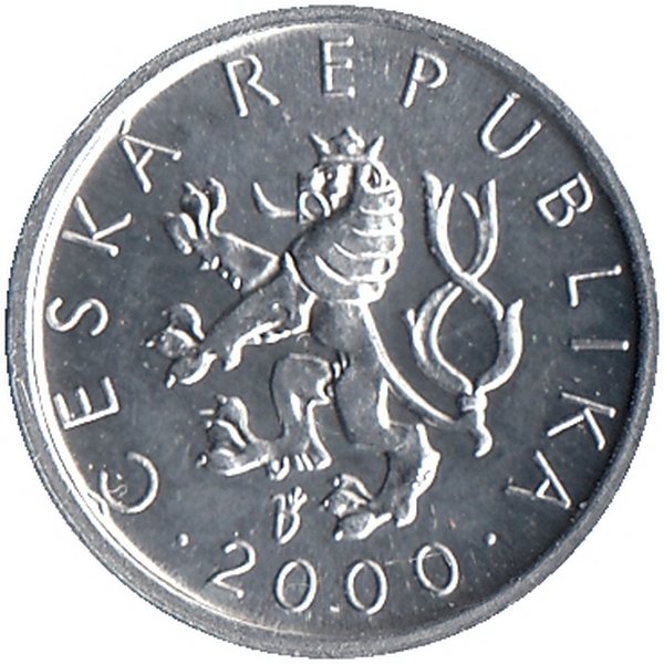 Чехия 10 геллеров 2000 год (UNC)