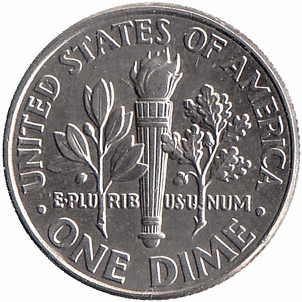 США 10 центов 2015 год (P)