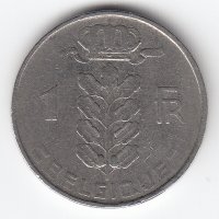 Бельгия (Belgique) 1 франк 1951 год
