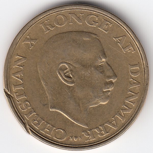 Дания 1 крона 1946 год