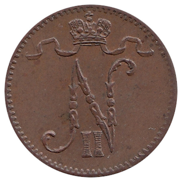Финляндия (Великое княжество) 1 пенни 1916 год 