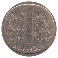 Финляндия 1 марка 1984 год