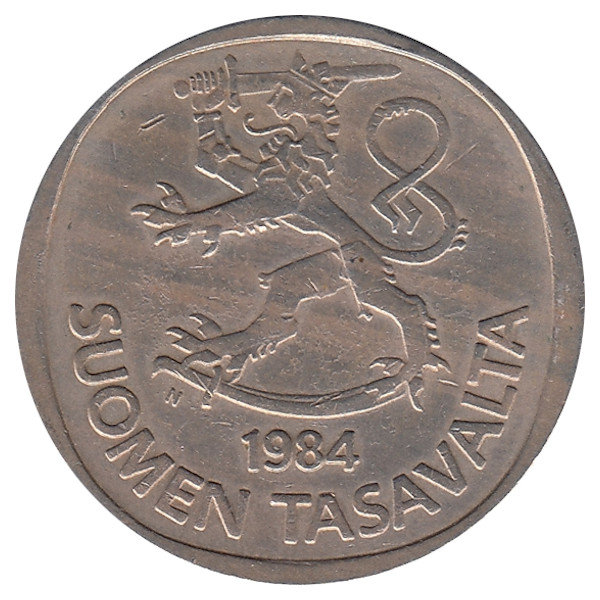 Финляндия 1 марка 1984 год