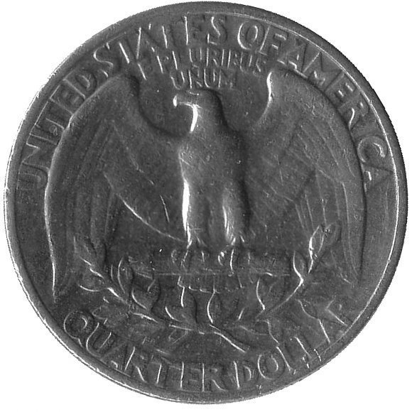 США 25 центов 1968 год
