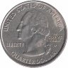 США 25 центов 2001 год (D). Нью-Йорк.