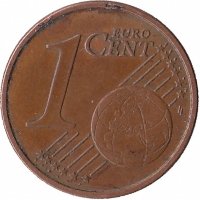 Италия 1 евроцент 2004 год