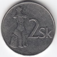 Словакия 2 кроны 1993 год