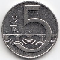 Чехия 5 крон 1994 год