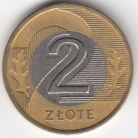 Польша 2 злотых 1995 год