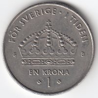 Швеция 1 крона 2002 год