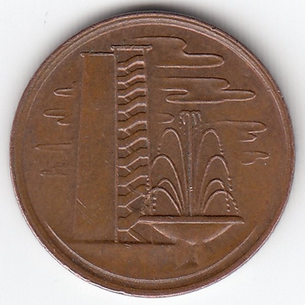 Сингапур 1 цент 1981 год