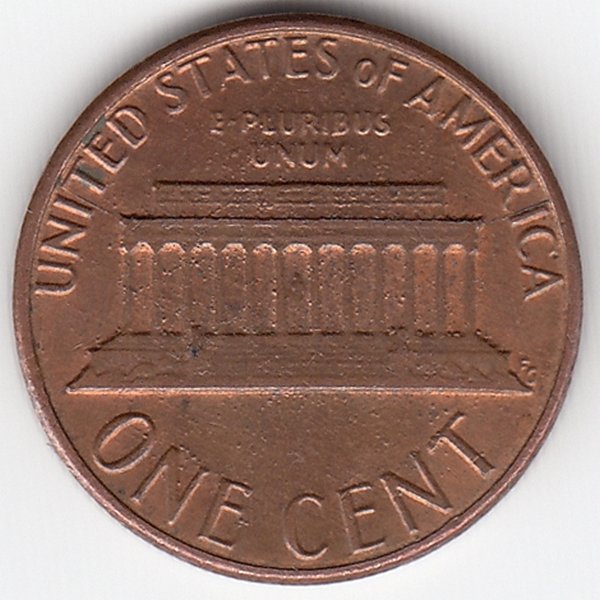 США 1 цент 1982 год (D)