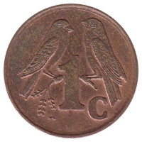 ЮАР  1 цент  1996 год