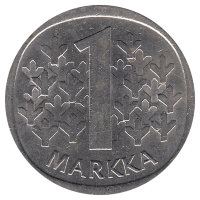 Финляндия 1 марка 1986 год