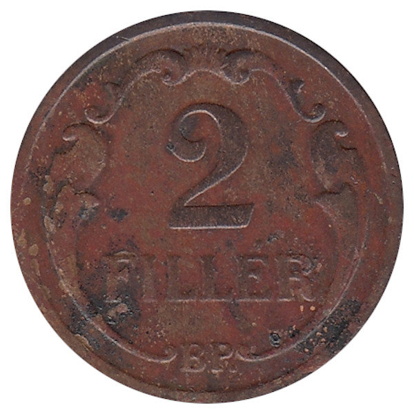 Венгрия 2 филлера 1935 год