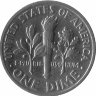 США 10 центов 1990 год (P)