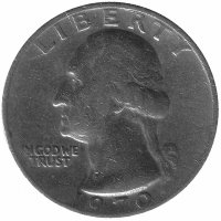 США 25 центов 1970 год