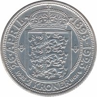 Дания 2 кроны 1923 год