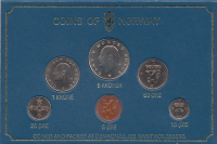 Норвегия набор монет 6 штук 1979 год