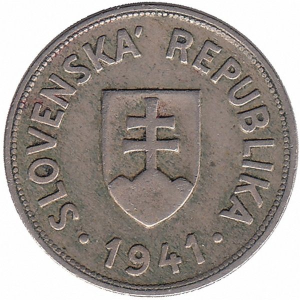 Словакия 50 геллеров 1941 год