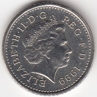 Великобритания 5 пенсов 1999 год