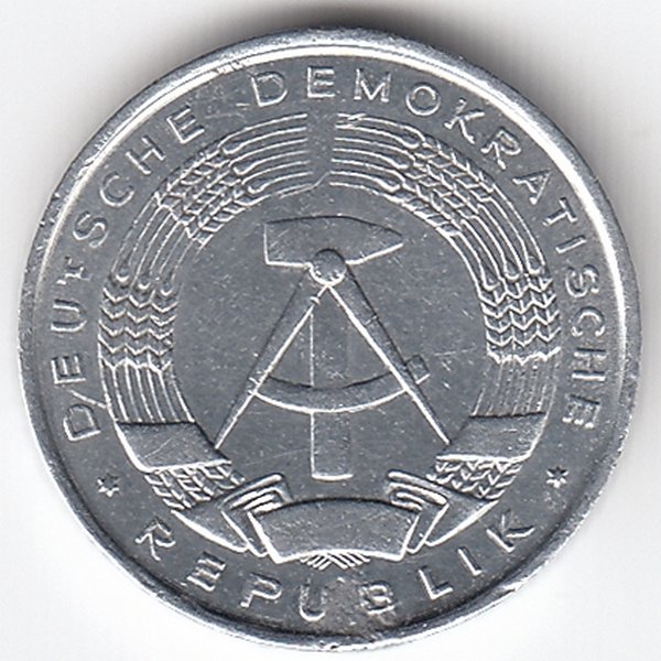 ГДР 1 пфенниг 1960 год