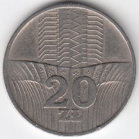 Польша 20 злотых 1973 год