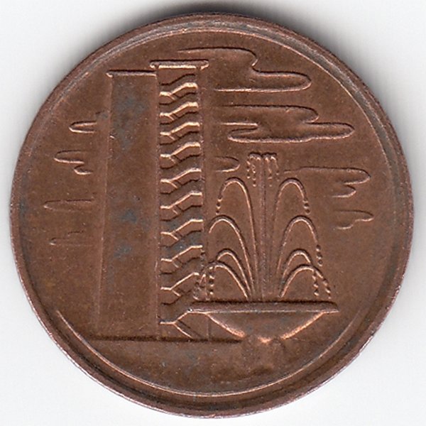 Сингапур 1 цент 1982 год
