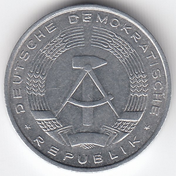 ГДР 10 пфеннигов 1971 год
