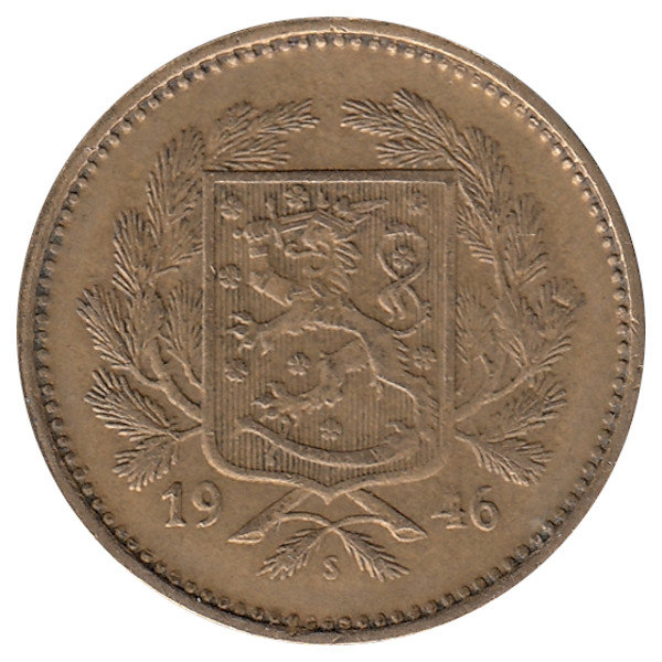 Финляндия 5 марок 1946 год