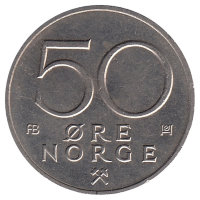 Норвегия 50 эре 1979 год
