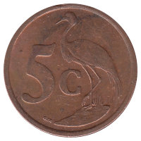 ЮАР  5 центов  2006 год
