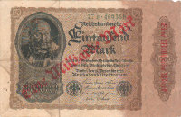Банкнота 1 миллиард марок на 1000 марок 1922 года. Веймарская Республика