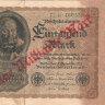 Банкнота 1 миллиард марок на 1000 марок 1922 года. Веймарская Республика