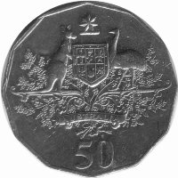 Австралия 50 центов 2001 год