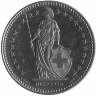 Швейцария 1 франк 1987 год